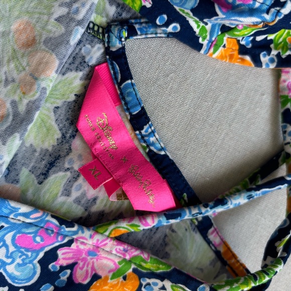 Lilly Pulitzer Disney Kristen Swing Dress Mickey Minnie XL | Resort - Picture 7 of 8